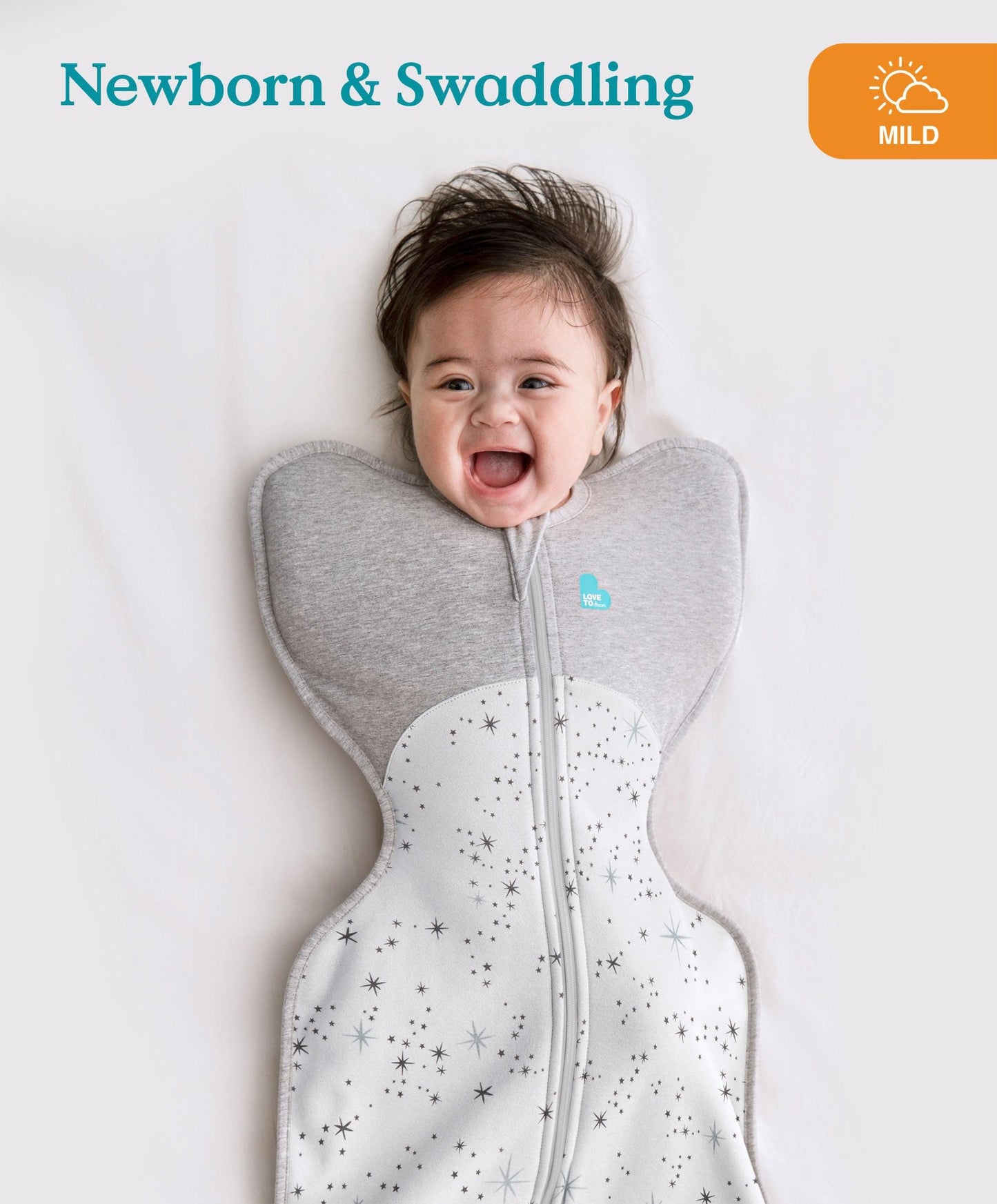 Love To Dream Swaddle Up™ Newborn/5-8.5lbs (1.0 Tog) - North Star White