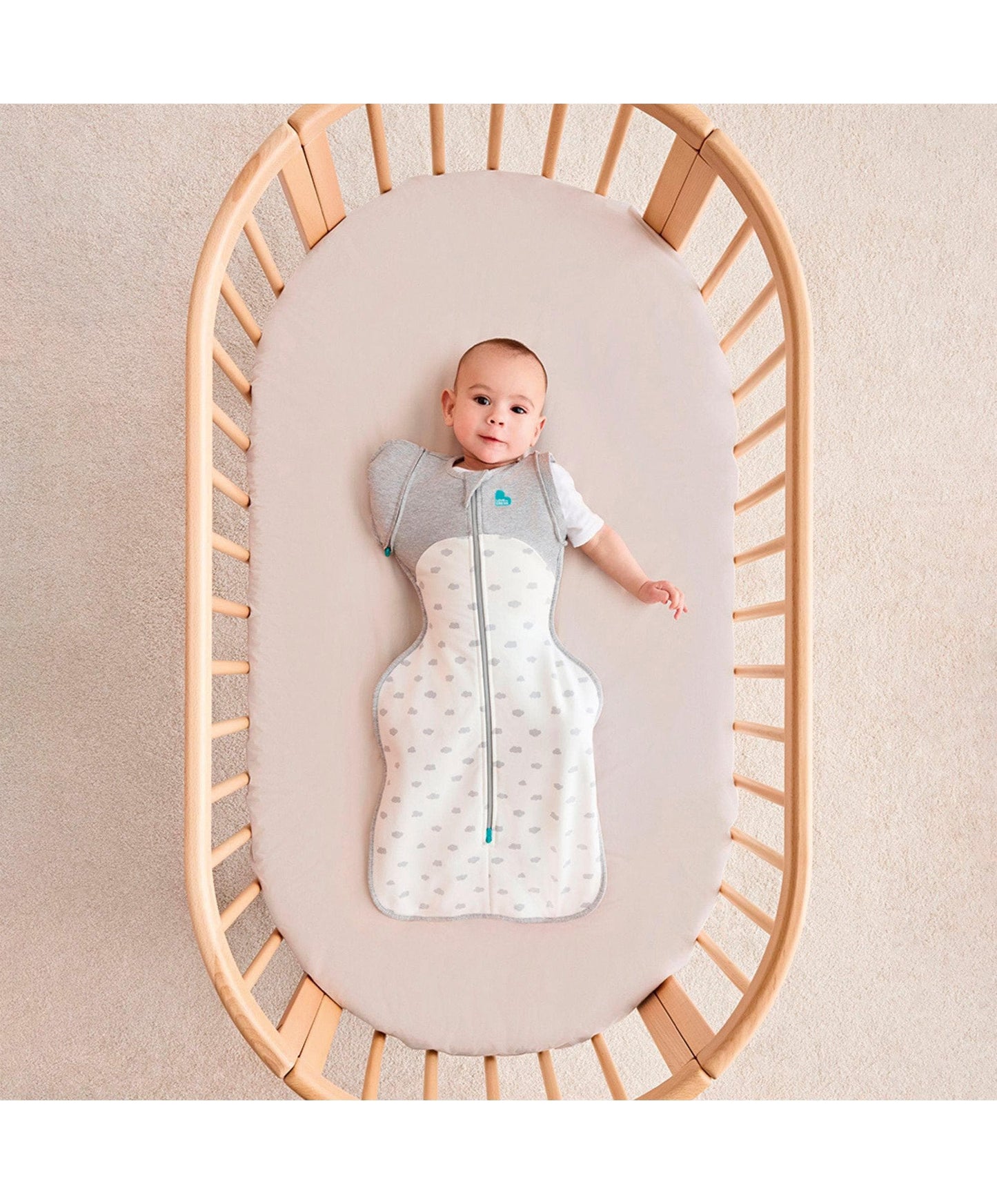 Love to Dream Swaddle Up™ Transition Bag Medium/13-19lbs (1.5 Tog) - Mini Cloud White