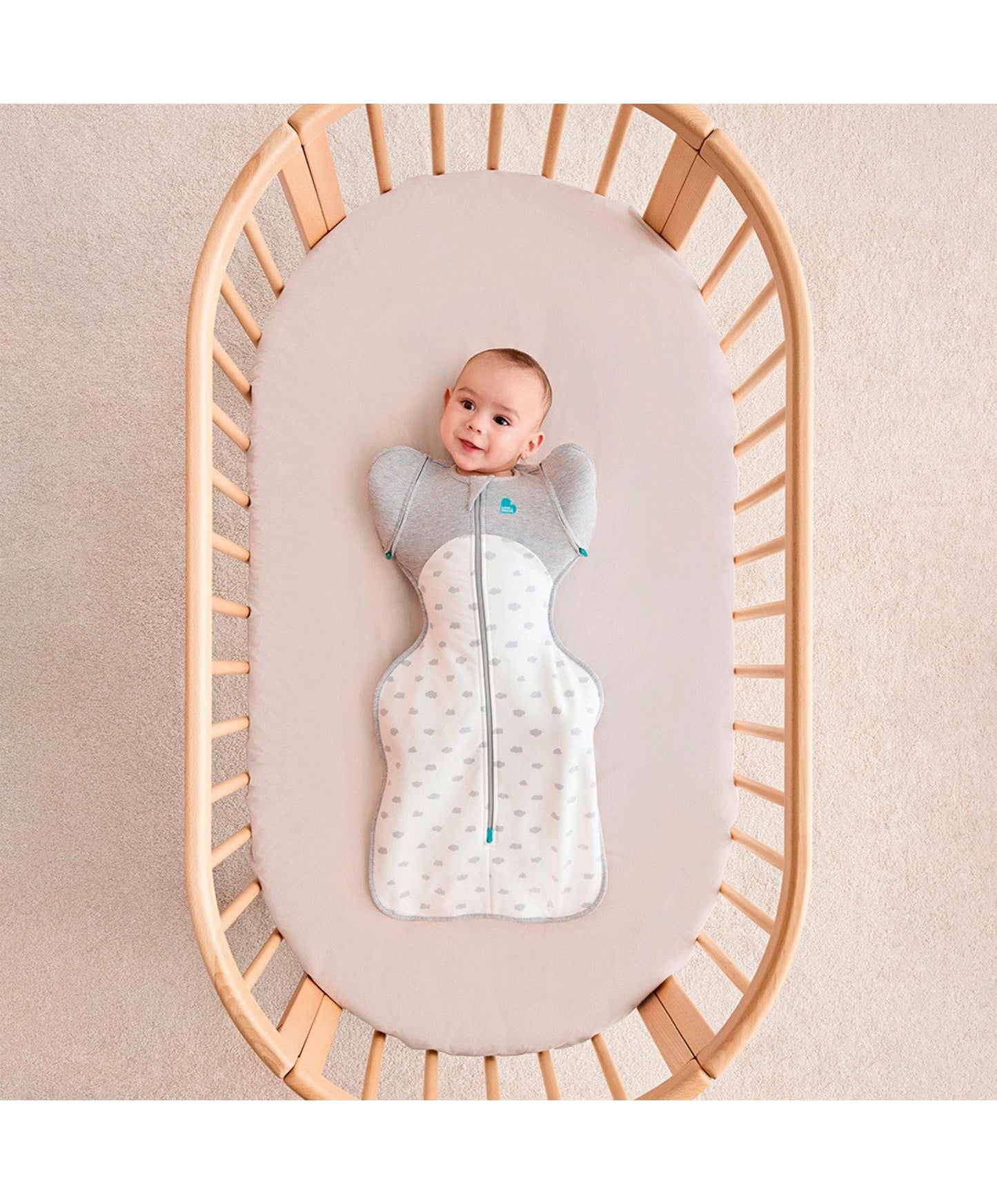 Love to Dream Swaddle Up™ Transition Bag Medium/13-19lbs (1.5 Tog) - Mini Cloud White