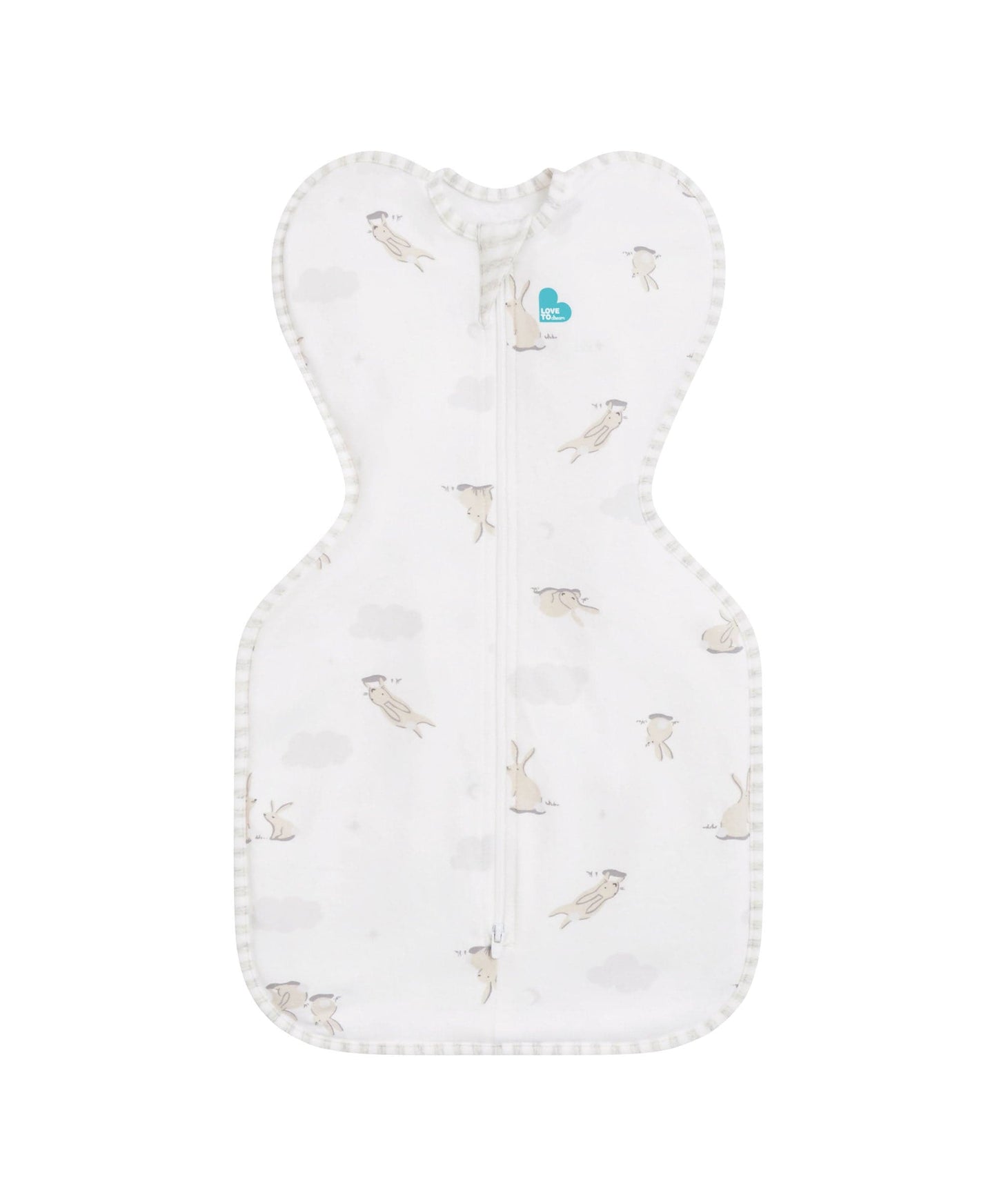 Love To Swaddle Up™ Small/8 - 13lbs (1.0 Tog) - Cloud Bunny