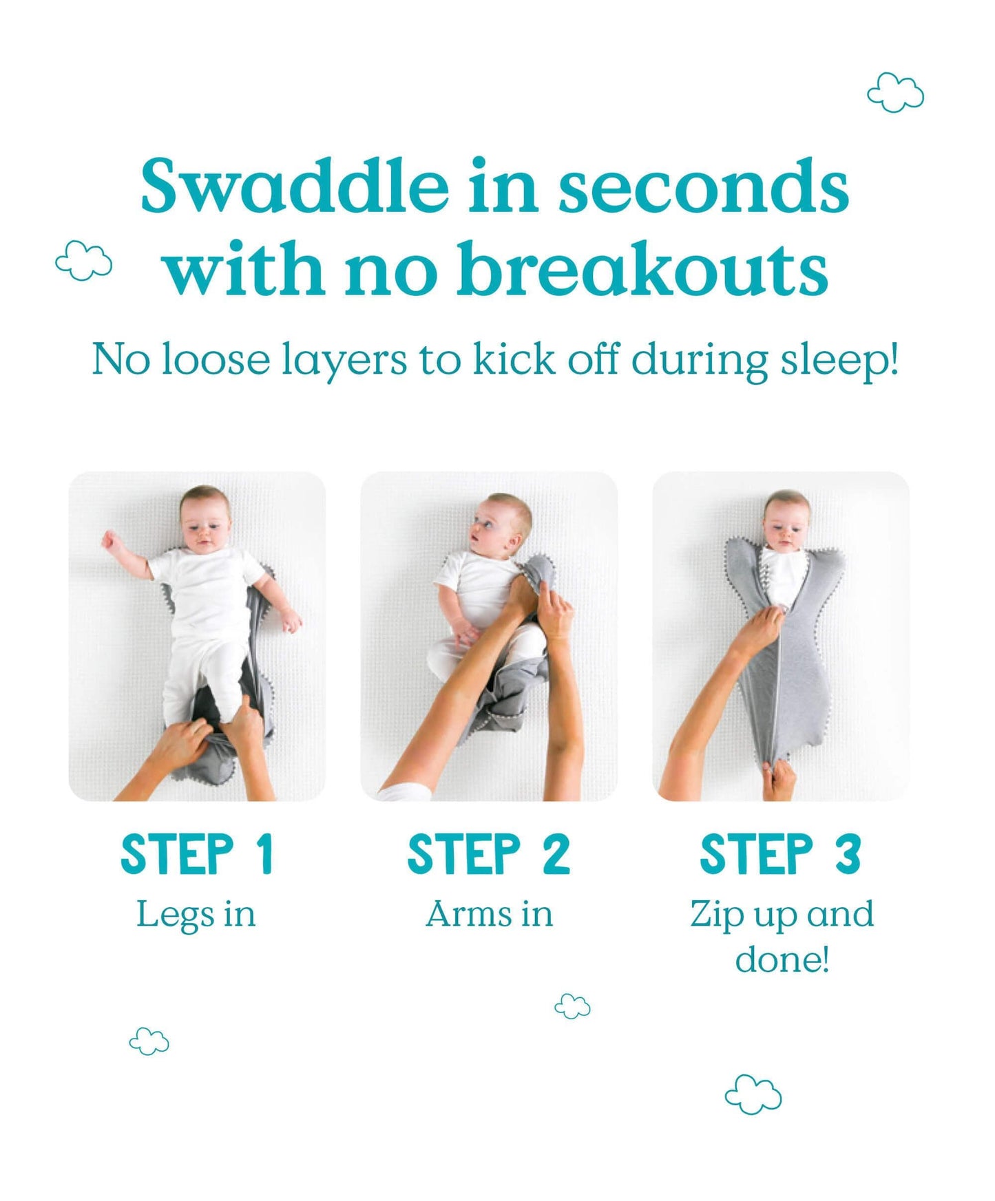 Love To Dream Swaddle Up™ Small/8-13lbs (1.0 Tog) - Dark Olive