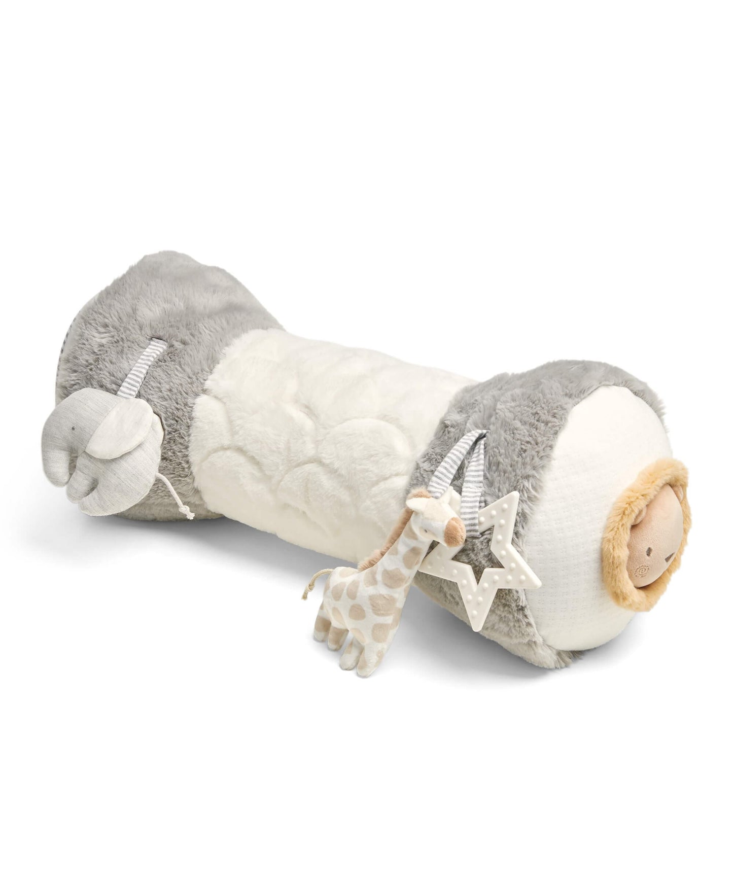 Tummy Time Roll - Welcome to the World Elephant/Grey