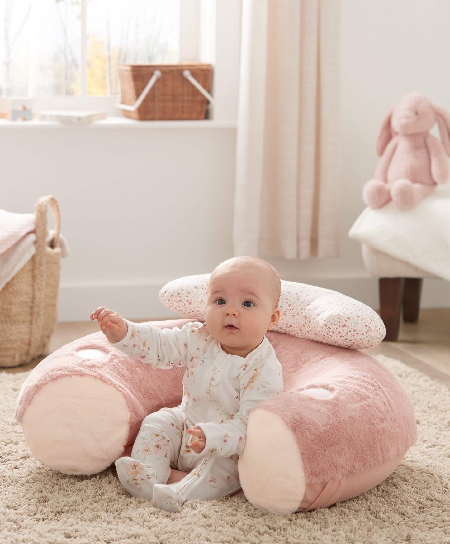 Sit & Play Interactive Floor Seat - Welcome to the World Bunny