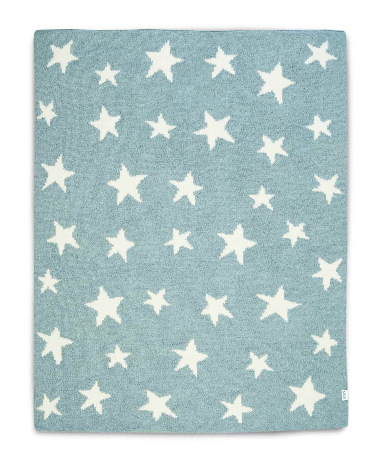 Chenille Blanket - Blue Star