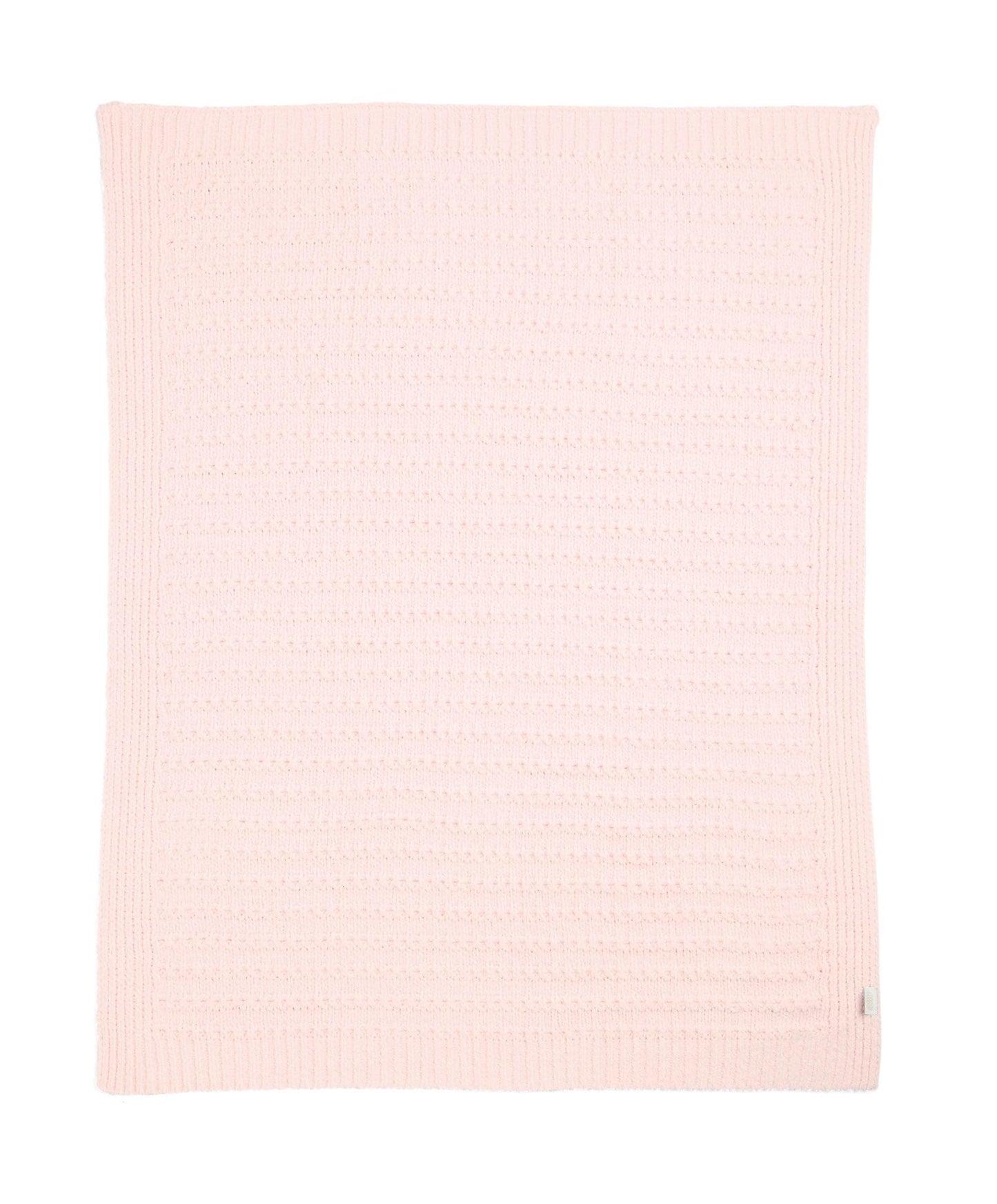 Chenille Blanket - Pink Stripe