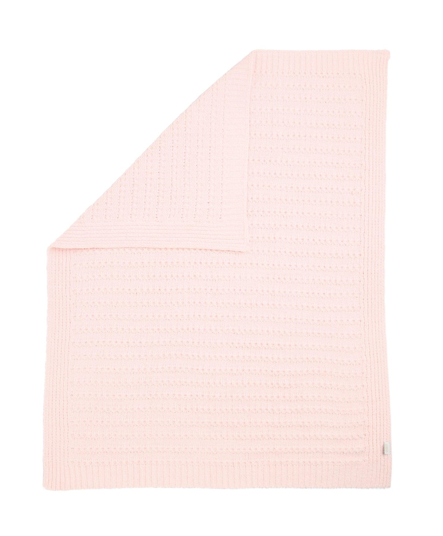 Chenille Blanket - Pink Stripe