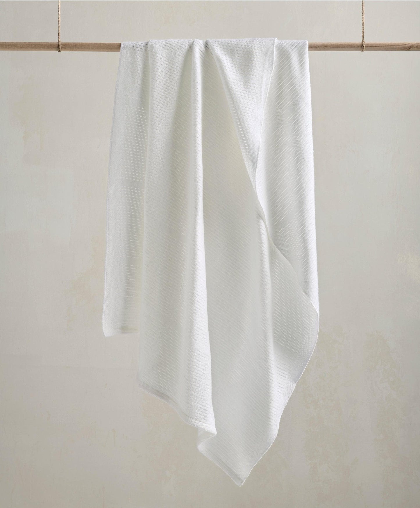 Large Cellular Blanket - White