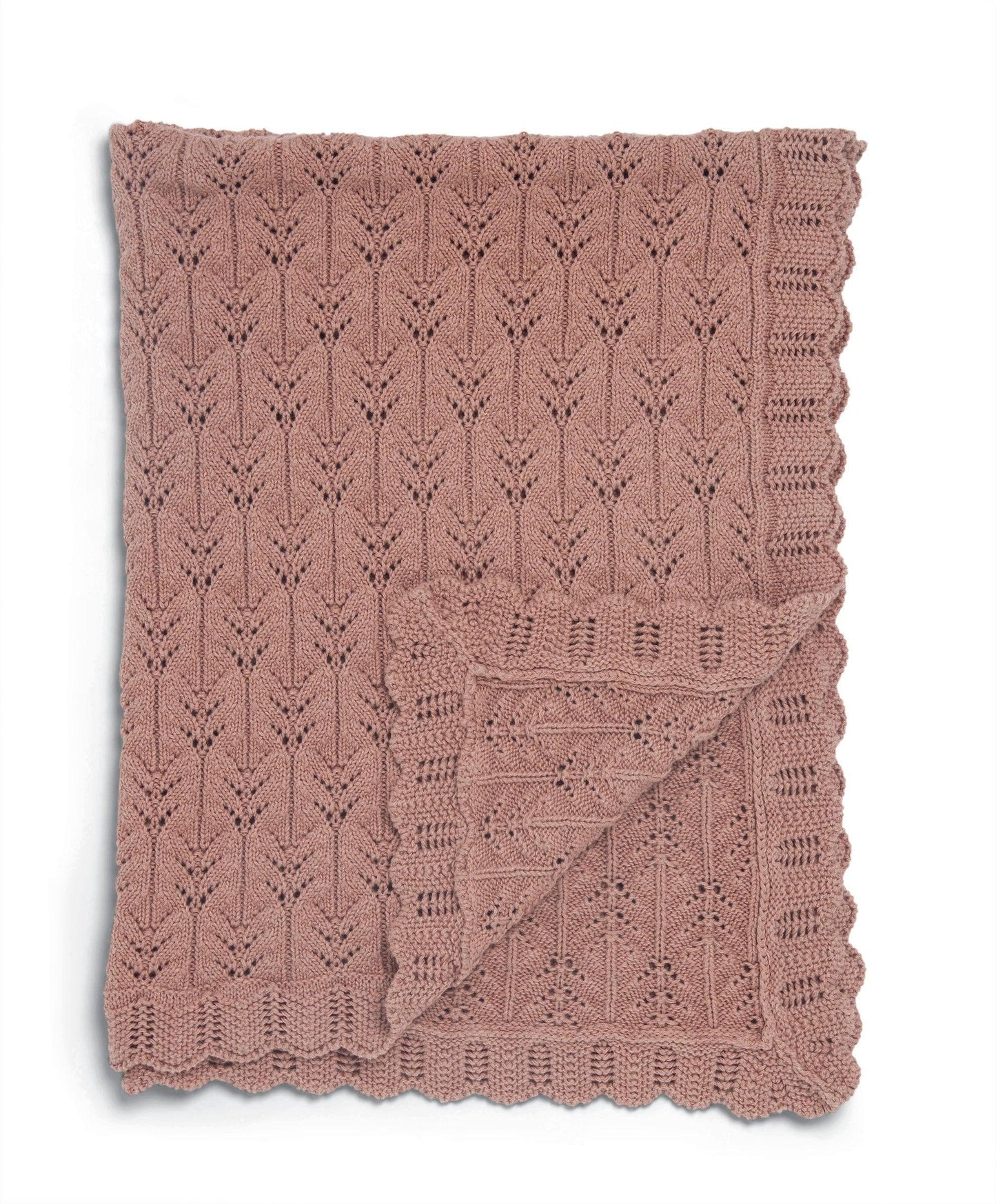 Knitted Blanket - Welcome to the World Wildflower