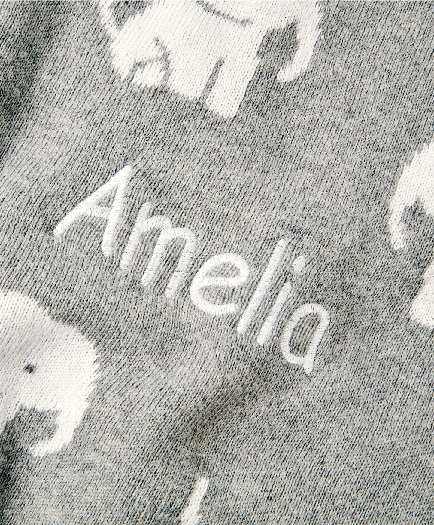 Knitted Blanket - Welcome to the World Elephant - Grey