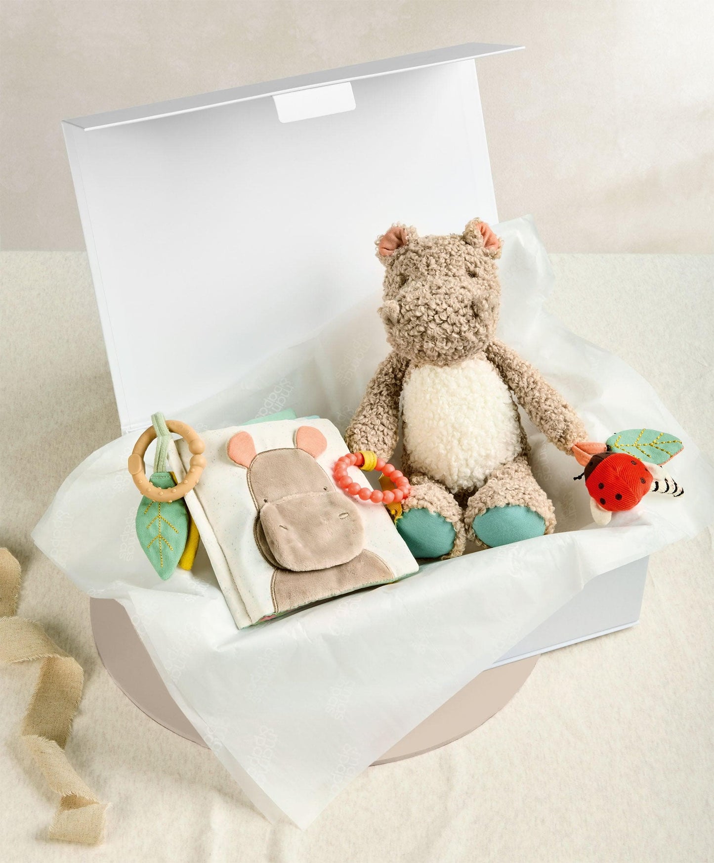 Babyplay Hippo & Book - Medium Gift Box