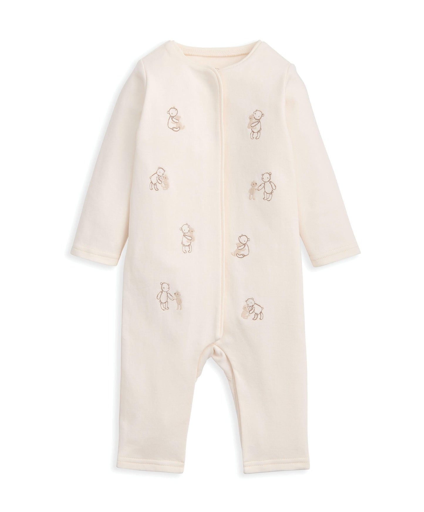 0-3m Embroidered Teddy Bear Romper Baby Gift Box - Medium