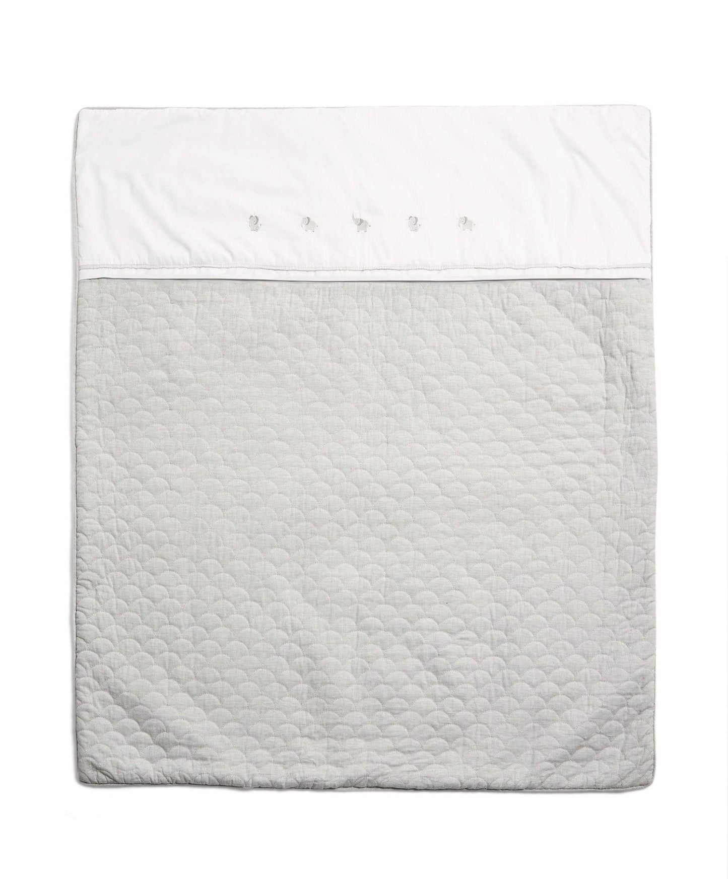 Grey Quilt (2.5 Tog) - Welcome to the World Elephant