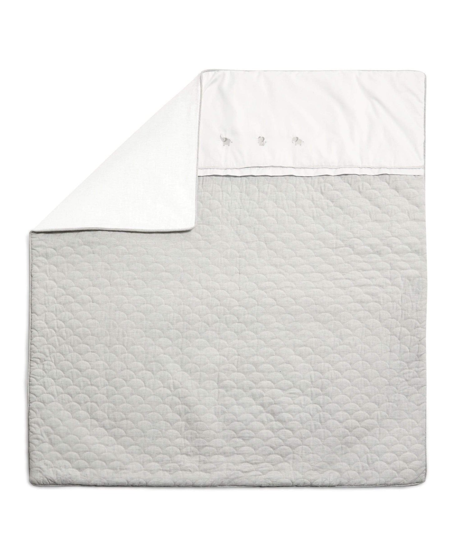 Grey Quilt (2.5 Tog) - Welcome to the World Elephant