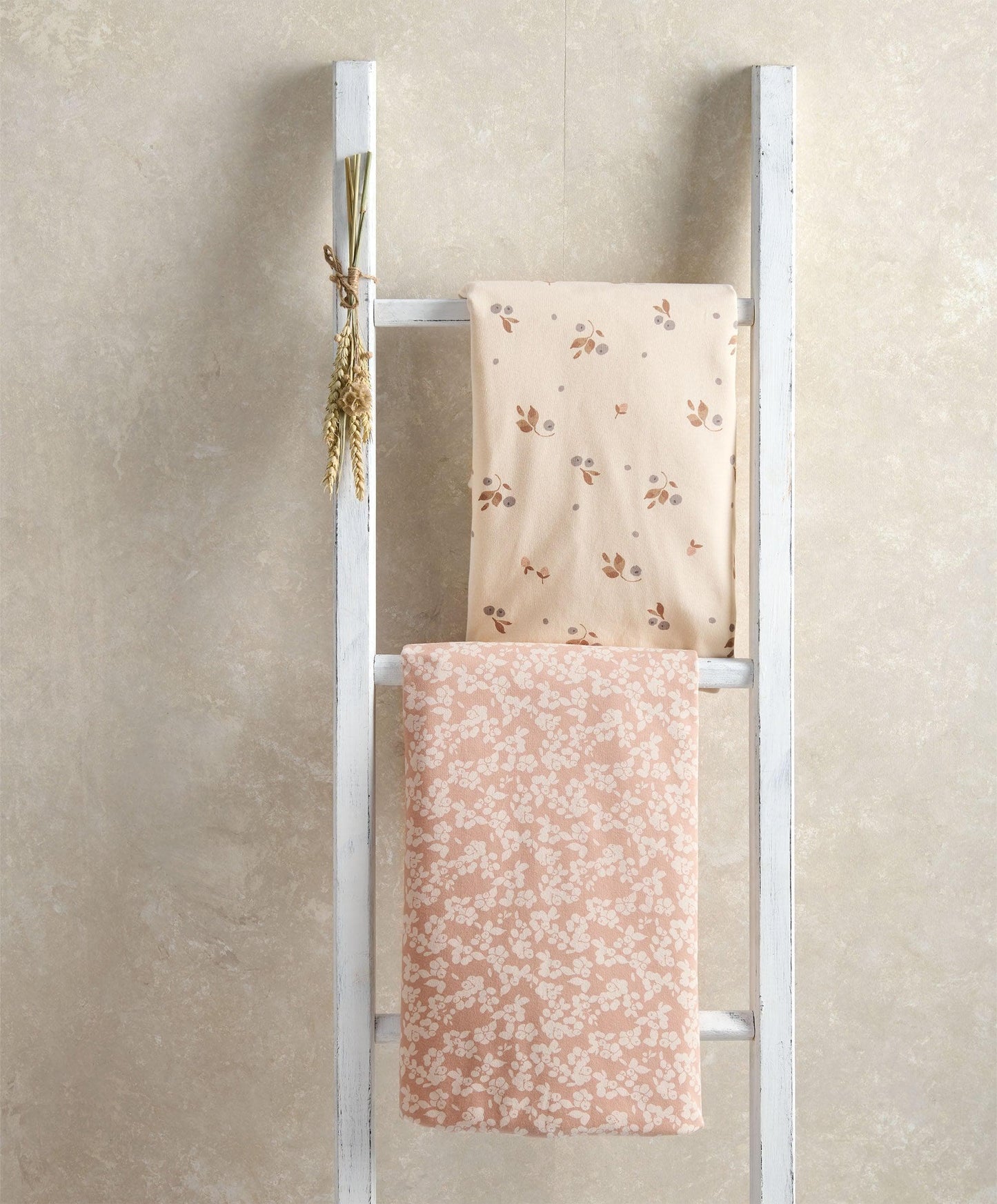 Cotbed Fitted Sheets (2 Pack) – Berry/Peony