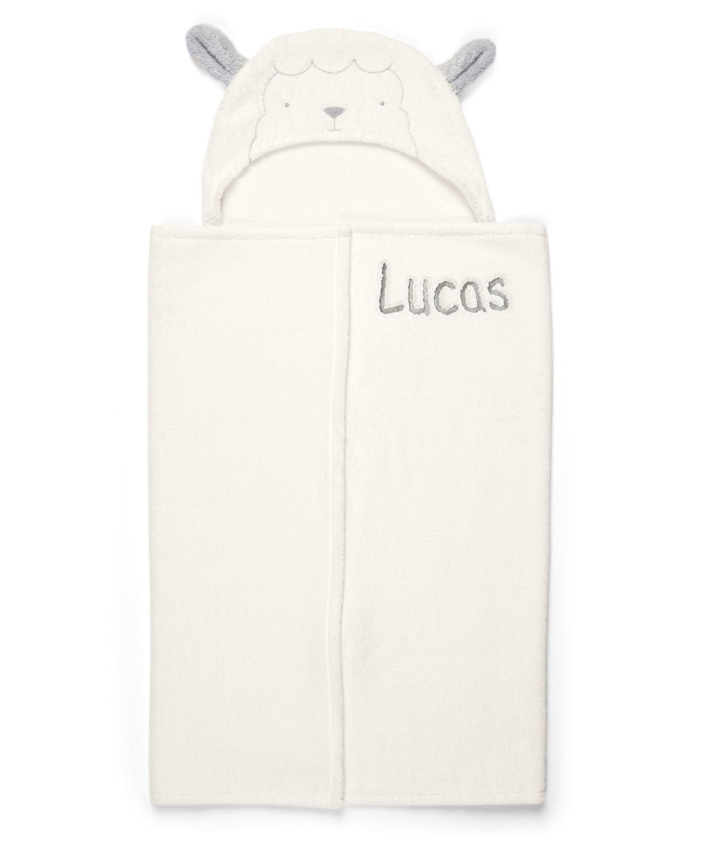 Hooded Baby Towel - Lamb