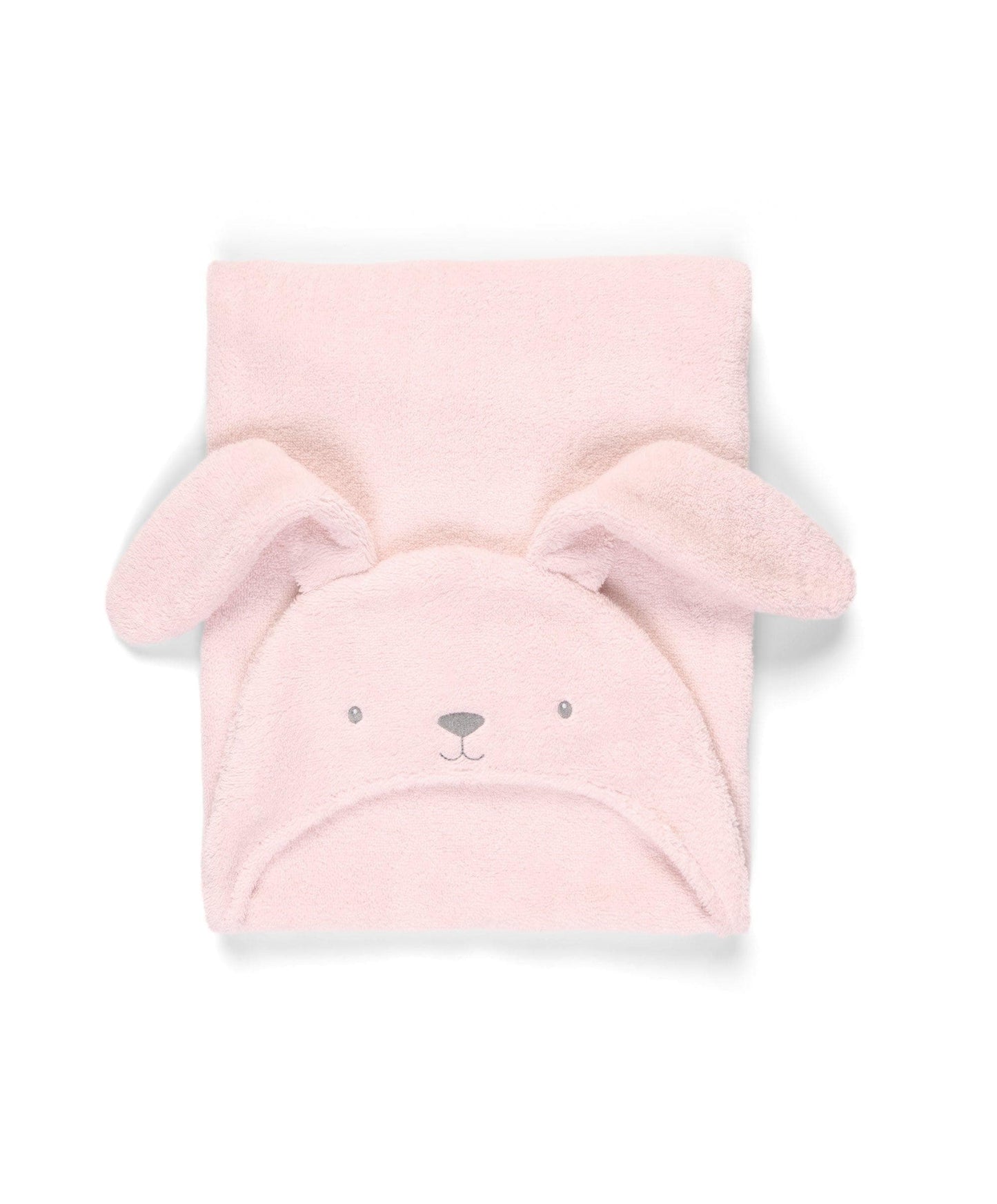 Hooded Baby Towel - Pink Bunny