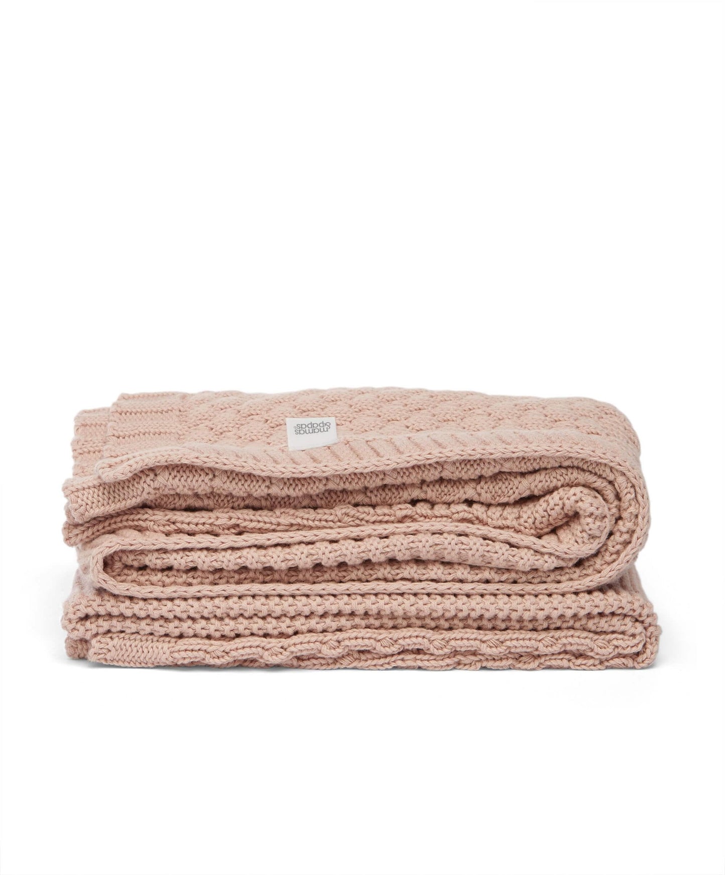 Knitted Blanket - Welcome to the World Seedling - Pink