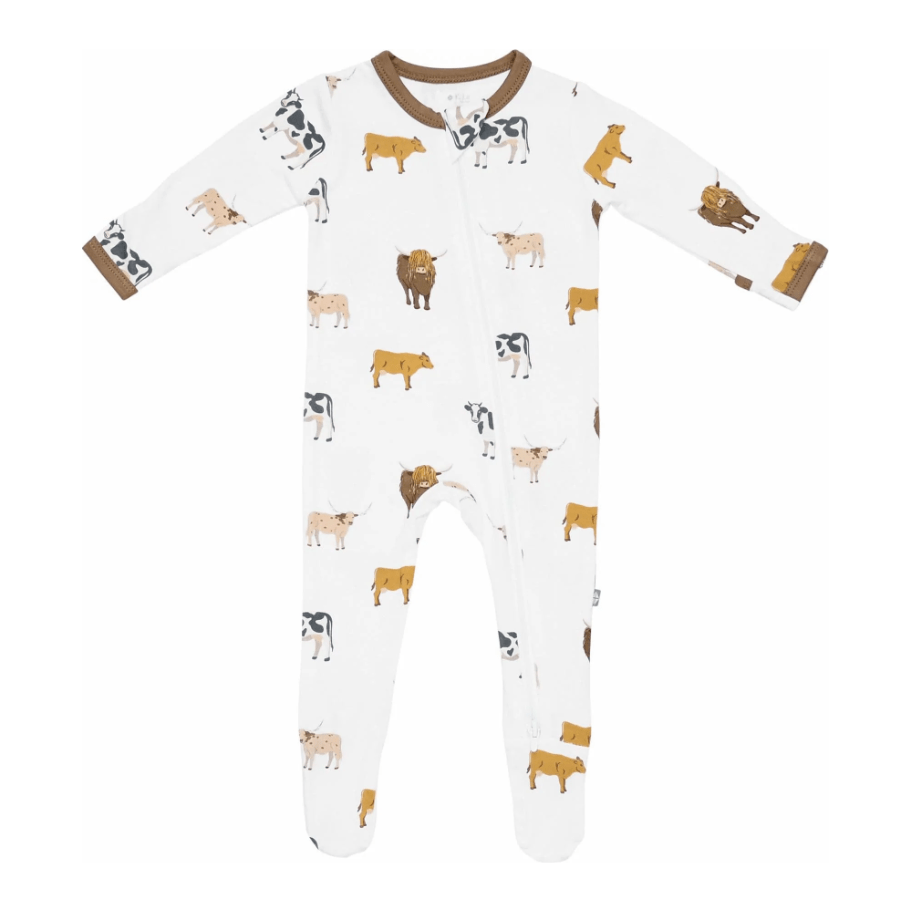 Kyte Baby Zippered Footie Prints