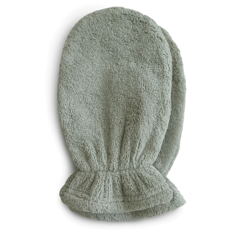 Mushie Organic Cotton Bath Mitt 2-Pack