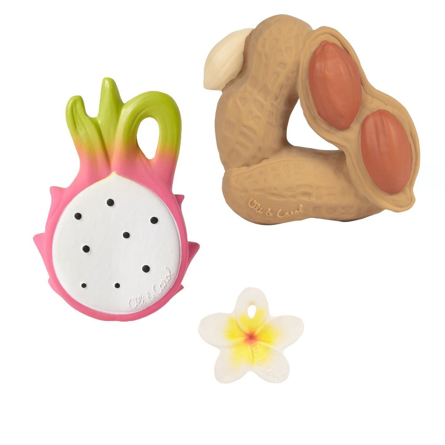 Newborn Gift Set 2 Baby Teethers + 1 Mini Teether