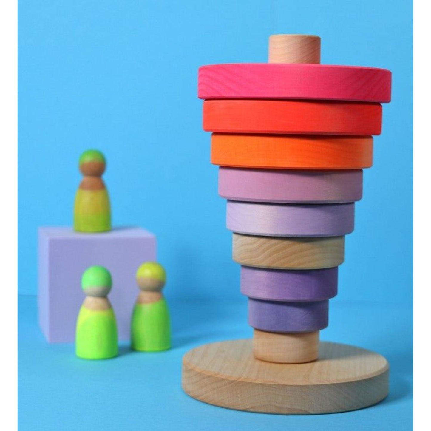 Grimm's Conical Tower Neon Pink