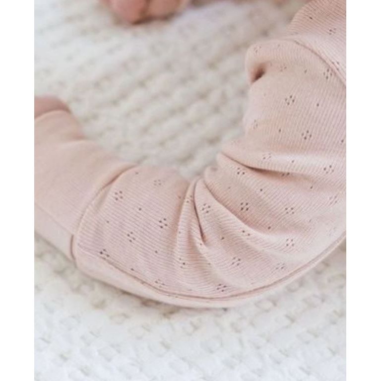 Colored Organics Pointelle Footed Sleeper
