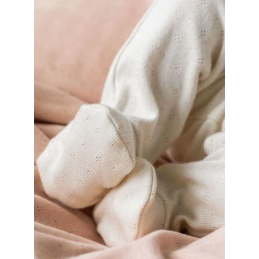 Colored Organics Pointelle Footed Sleeper