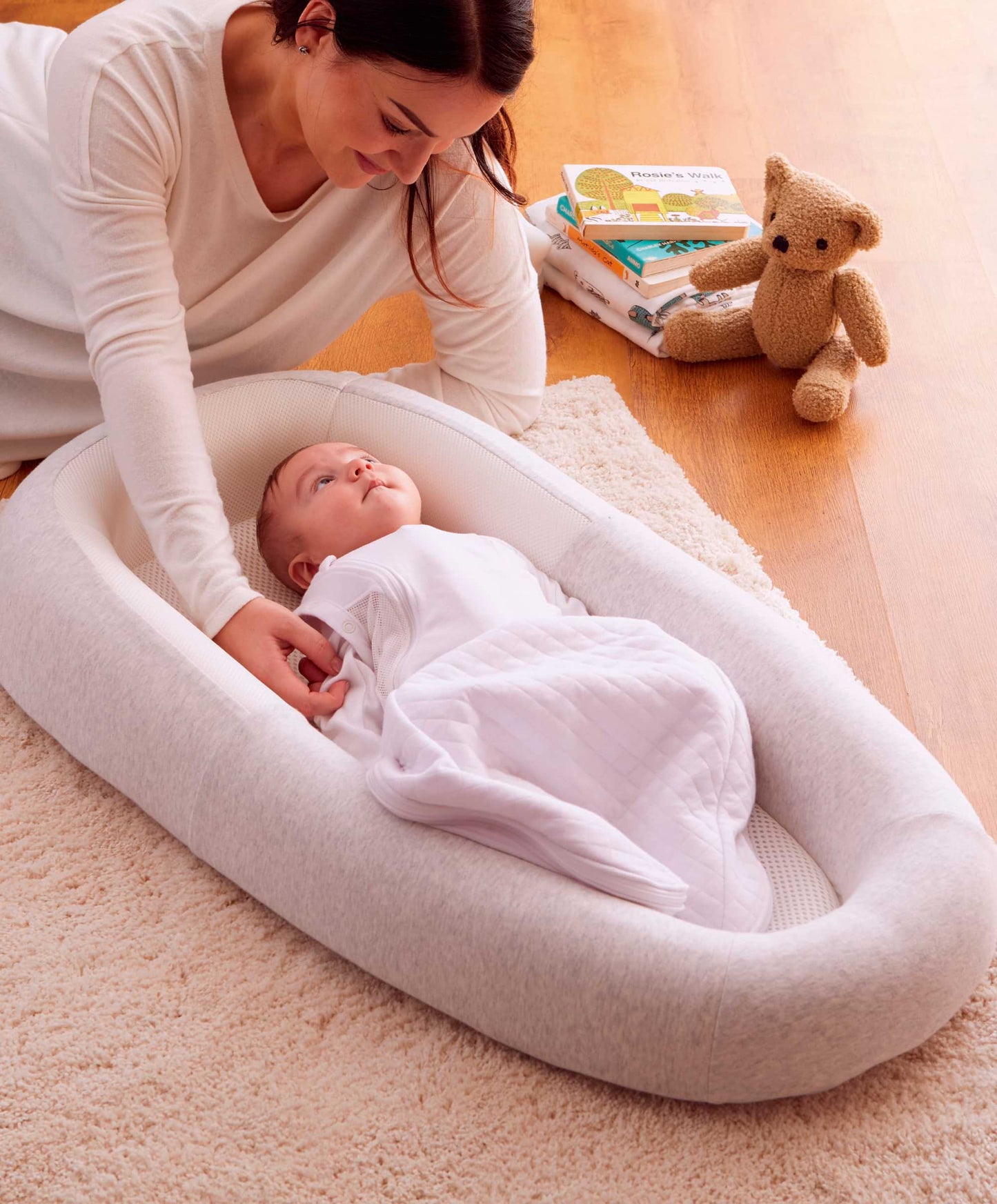 Purflo Sleep Tight Baby Bed Cover - Grey