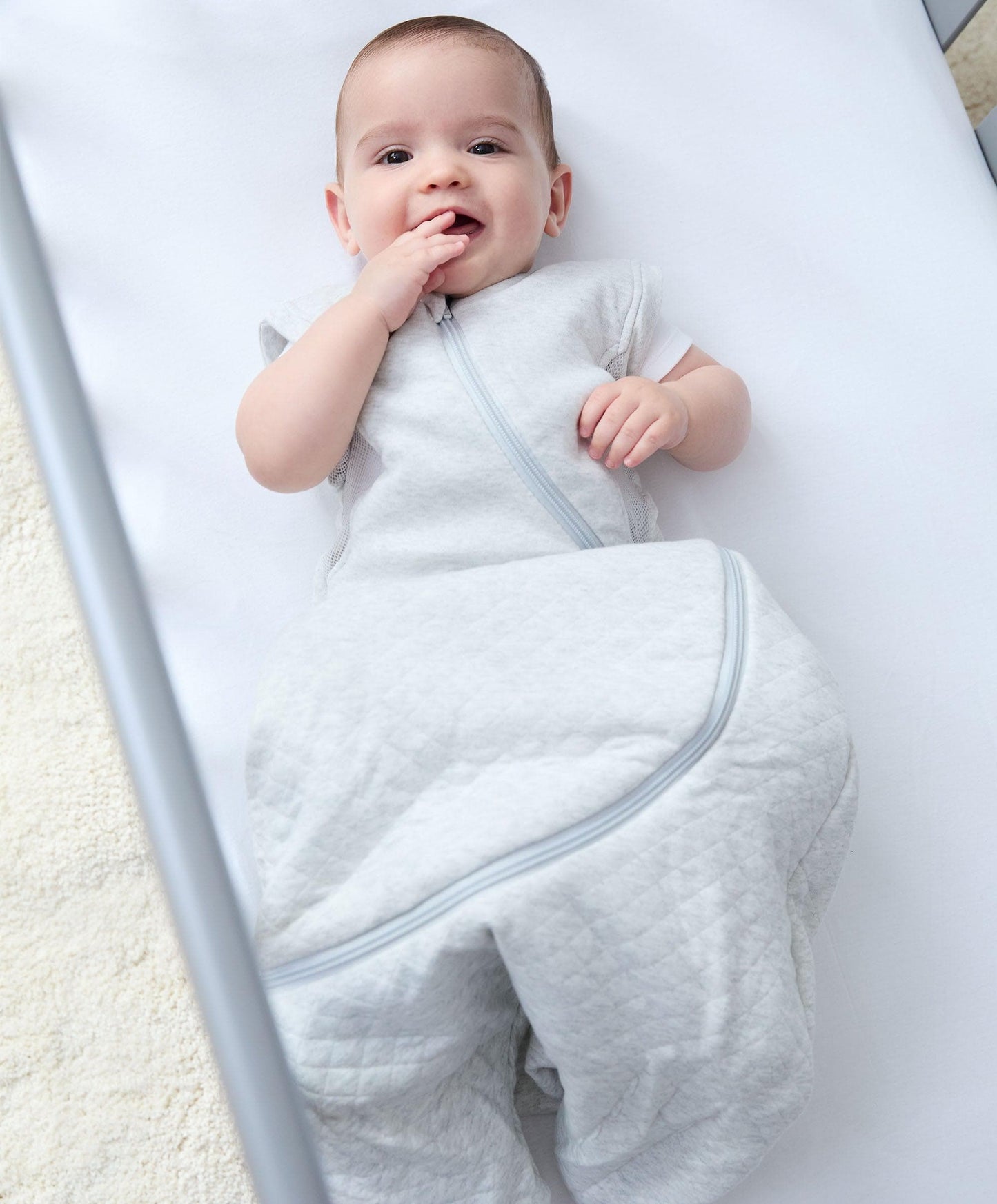 Purflo Cuddle to Sleep Bag 3-12 Months (2.5 Tog) - Grey