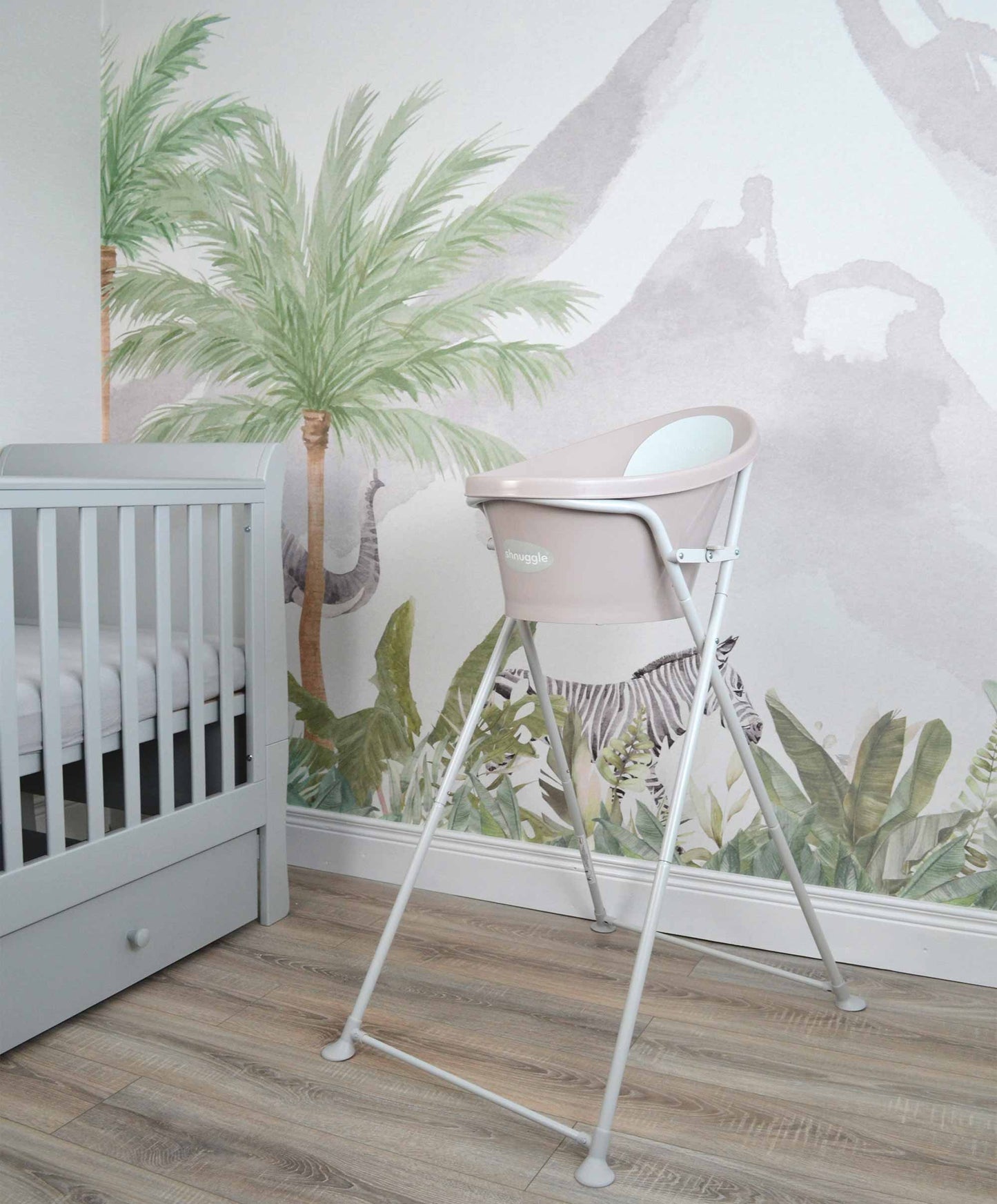 Shnuggle Newborn Baby Bath - Taupe