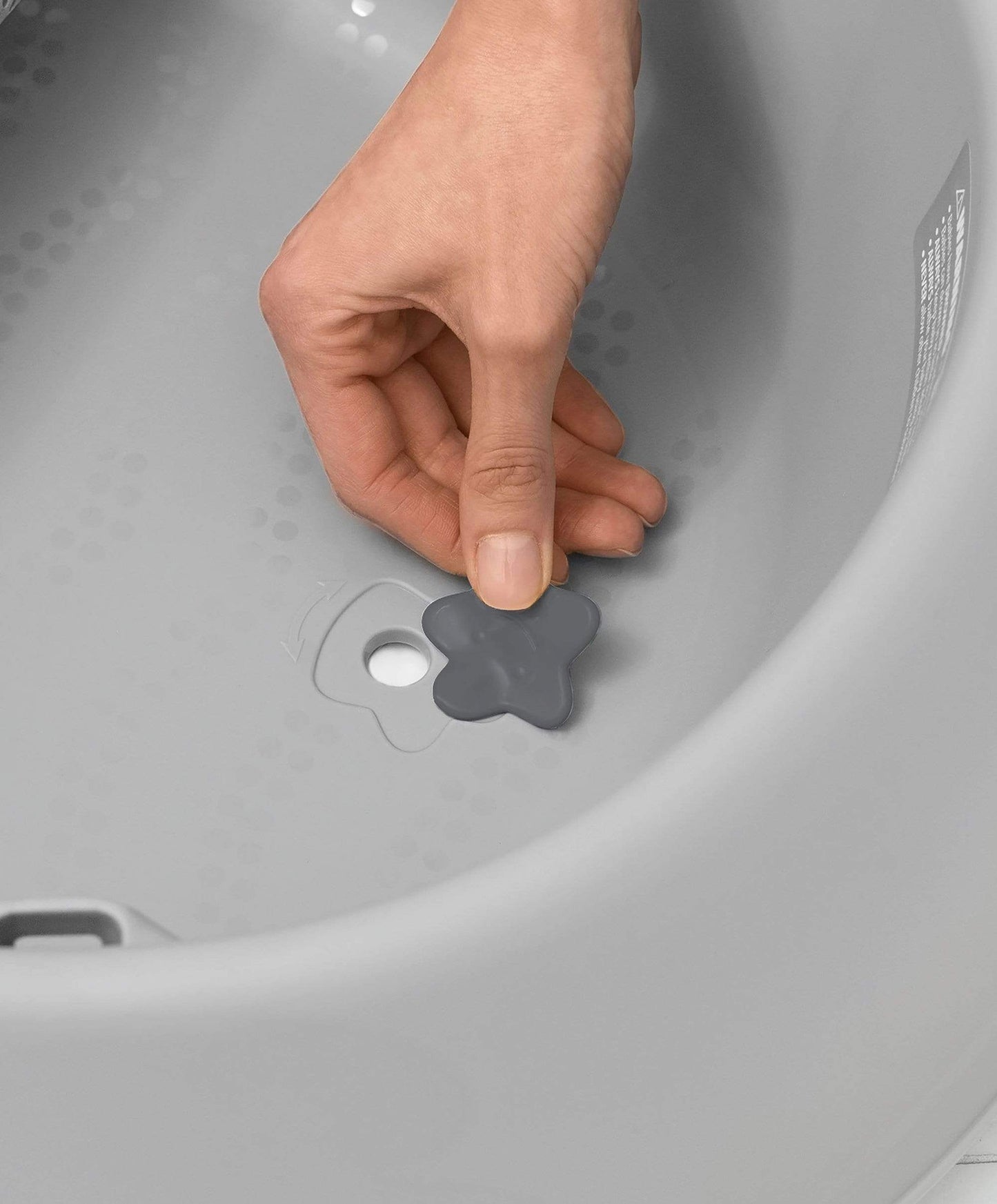 Moby 3 Stage Baby Bath - Grey