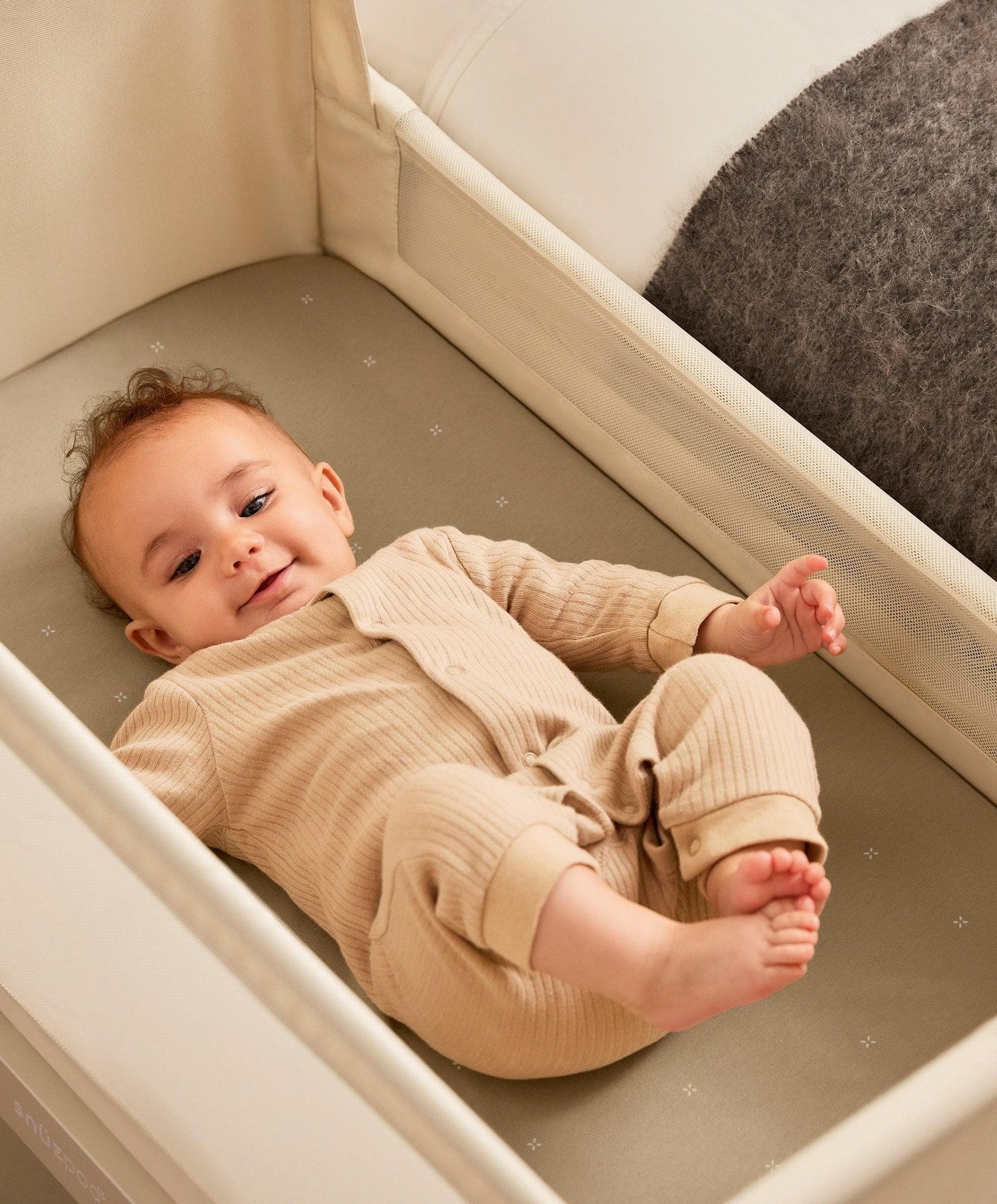 Snüz Twin Pack Crib Sheets - Sage Cross