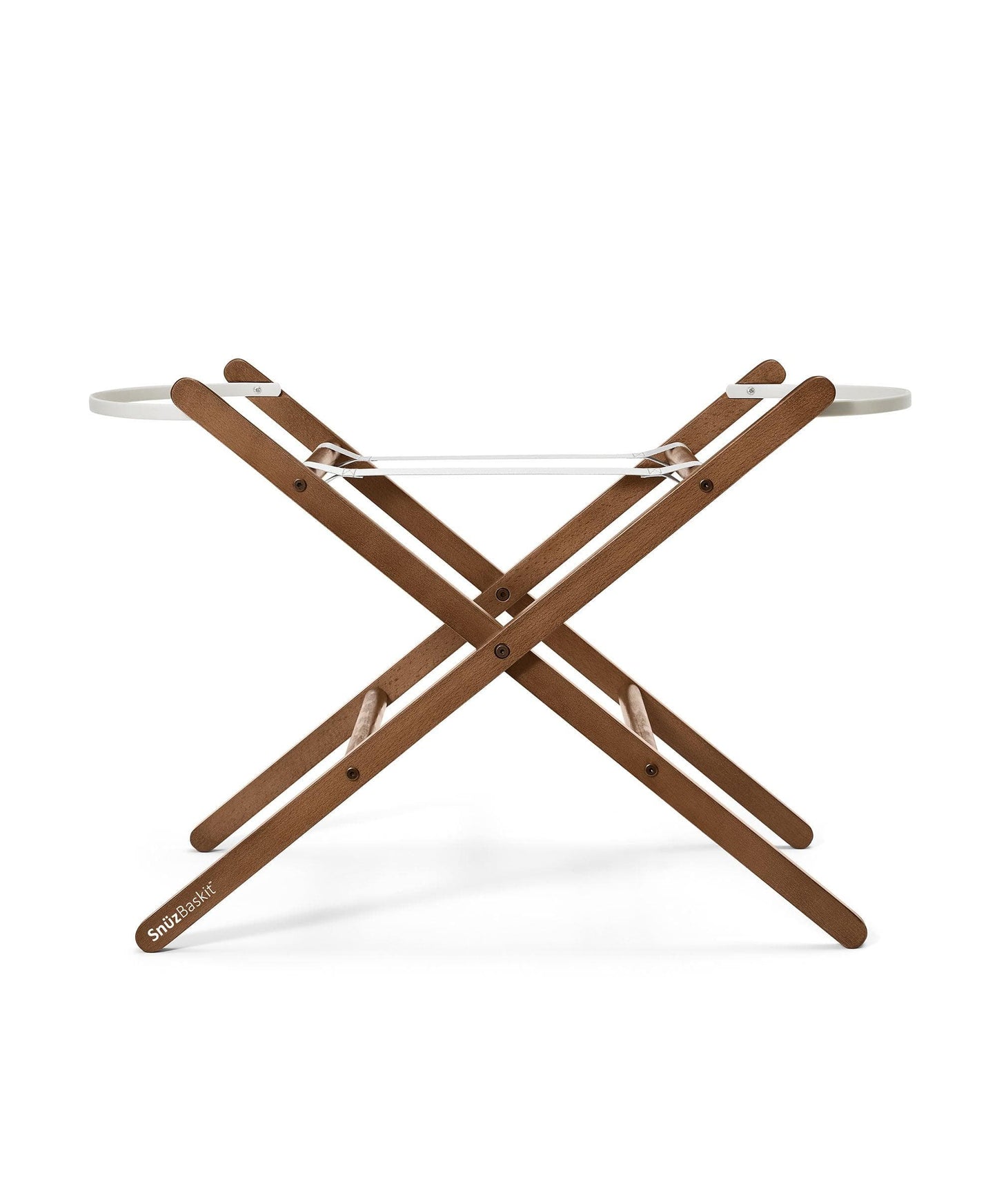 SnuzBaskit Moses Basket & Stand - Barley/Walnut