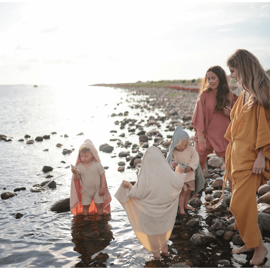 Mushie Organic Cotton Baby Hooded Towel