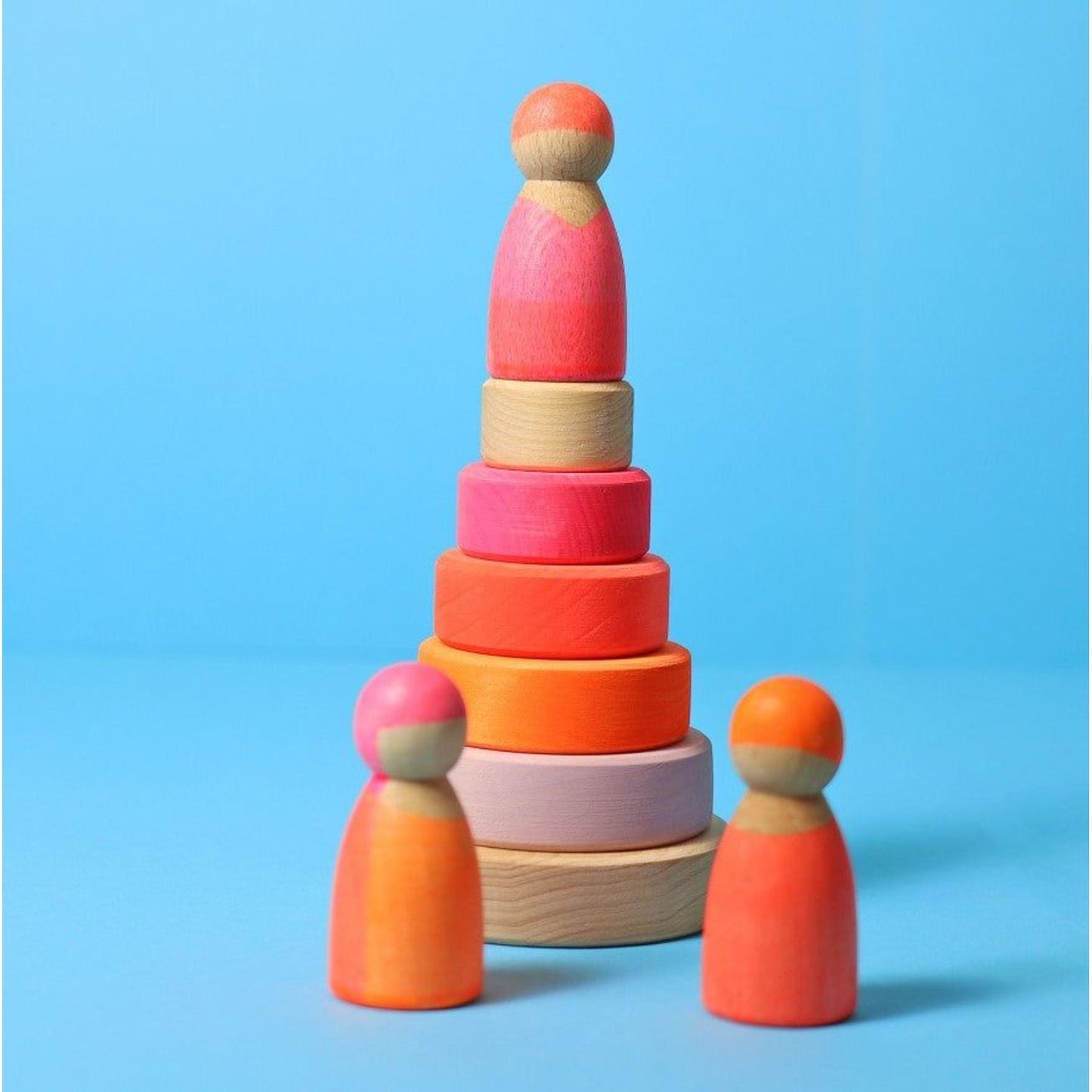 Grimm's Small Conical Tower Neon Pink