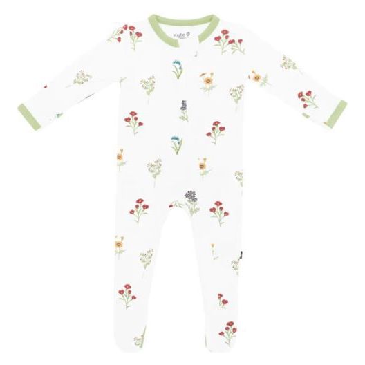 Kyte Baby Zippered Footie Prints