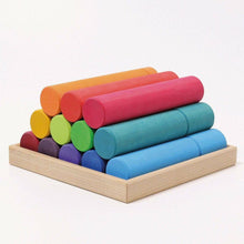 Grimm's Large Building Rollers Rainbow
