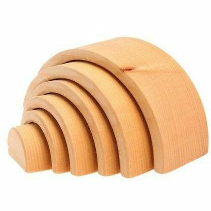Grimm's 6 Piece Rainbow Natural