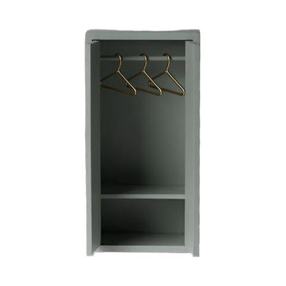 Maileg Wooden Closet, Mouse - Soft blue
