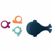 Boon Chomp Hungry Whale Bath Toy - Navy