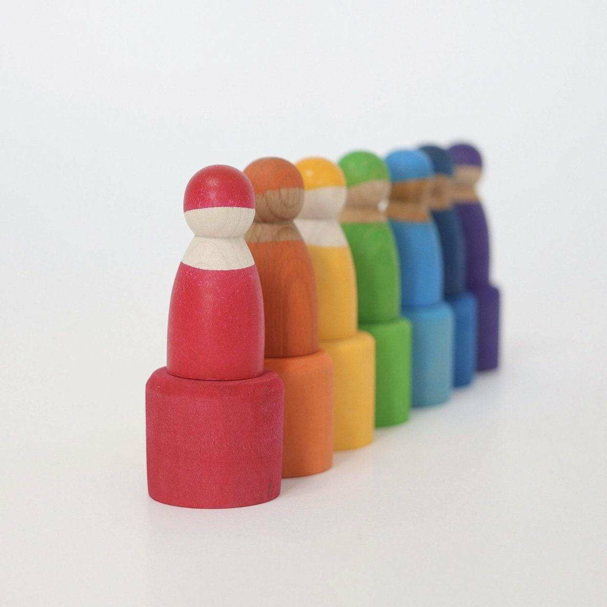 Grimm's 7 Rainbow Friends in Bowls