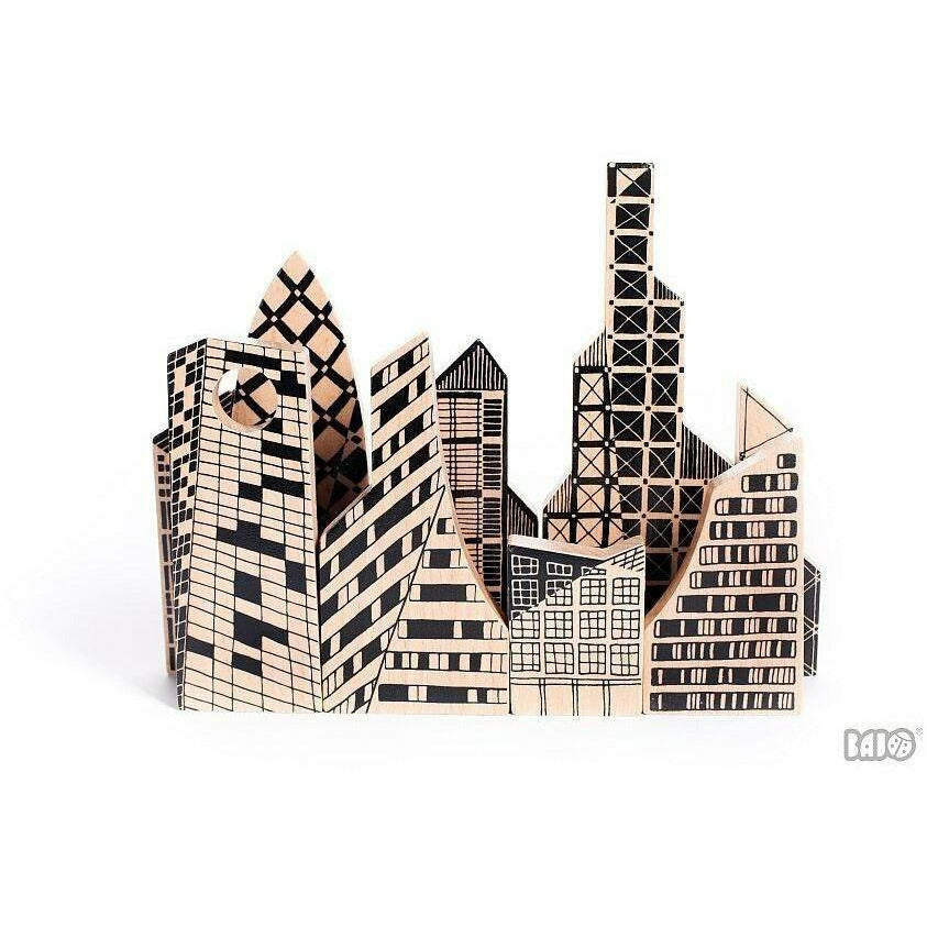 Bajo Double-Sided City Puzzle