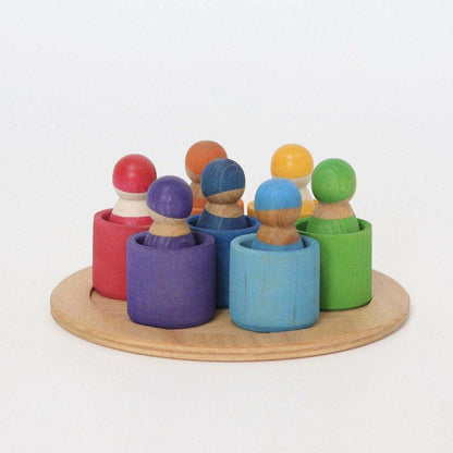 Grimm's 7 Rainbow Friends in Bowls