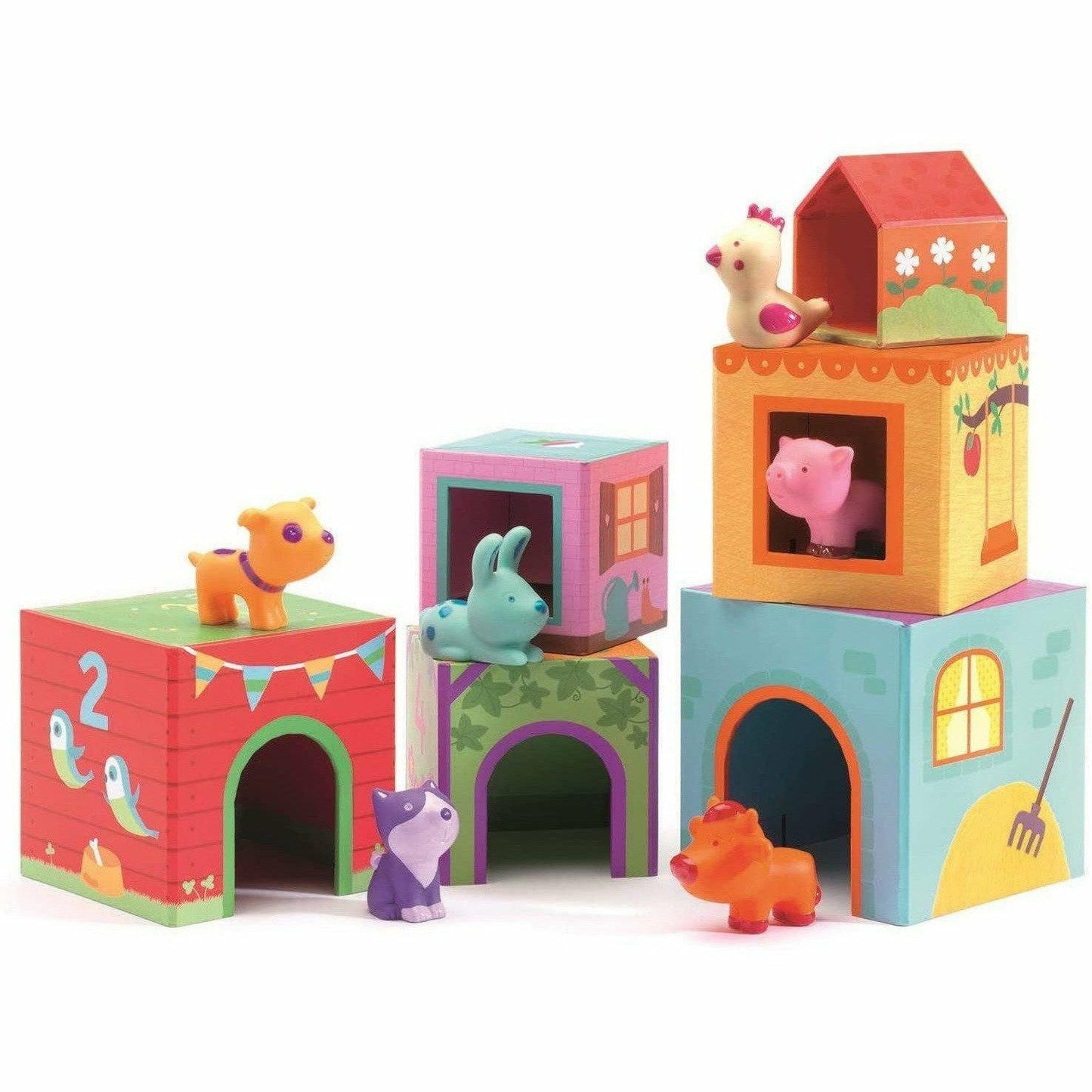 Djeco Blocks & Towers Topanifarm