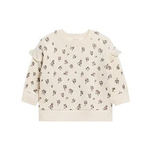 Colored Organics Abbey Fleece Ruffle Sleeve Pullover - Tempe Floral