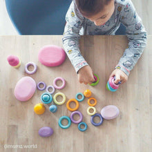 Grimm's Building Rings Pastel