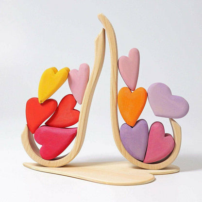 Grimm's Building Set Red Hearts