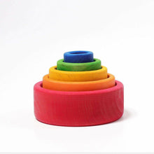 Grimm's Set of Bowls - Outside Red
