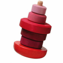 Grimm's Wobbly Stacking Tower- Pink