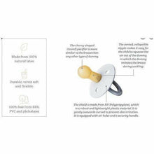 BIBS USA- Natural Rubber Pacifier 2 Pack - Woodchuck
